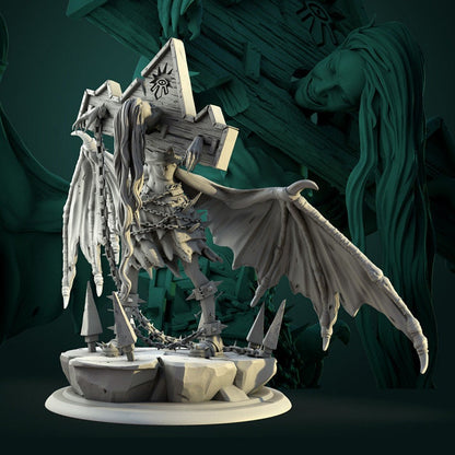 Khaaru, Lord of Chaos - Demon Miniature - Unpainted Miniature