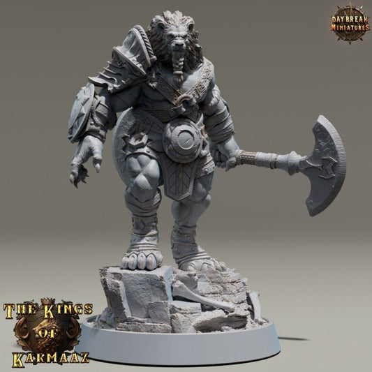 King Emmering - Lionfolk - Unpainted Miniature