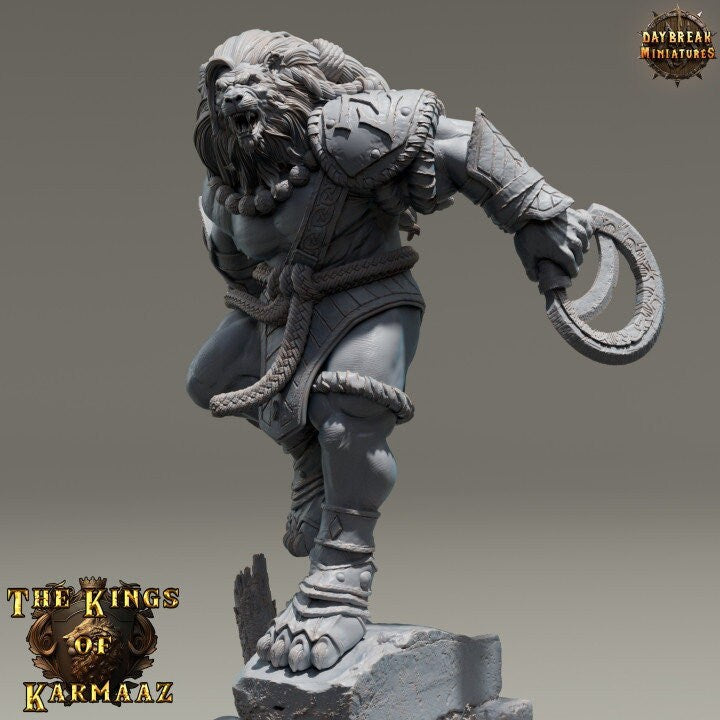 King Glaive - Lionfolk - Unpainted Miniature