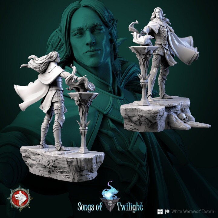 Drow Warlord - Unpainted Miniature
