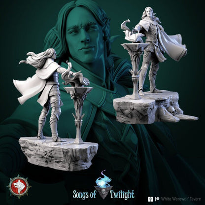 Drow Warlord - Unpainted Miniature