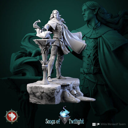 Drow Warlord - Unpainted Miniature