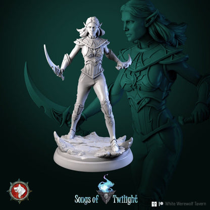 Drow Assassins - Unpainted Miniatures