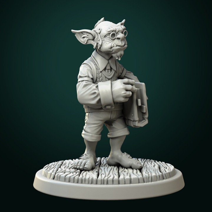 Goblin Librarian - Unpainted Miniature