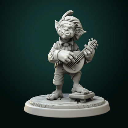 Goblin Bard - Unpainted Miniature