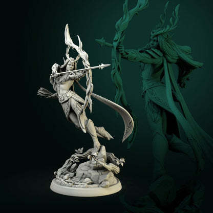 Niel - Elven Queen - Unpainted Miniature