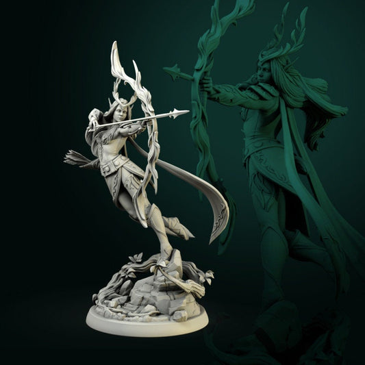 Niel - Elven Queen - Unpainted Miniature