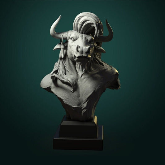 Minotaur Bust