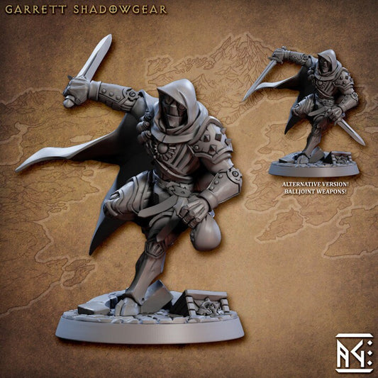 Garrett Shadowgear - Golem Simulacra - Unpainted Miniature