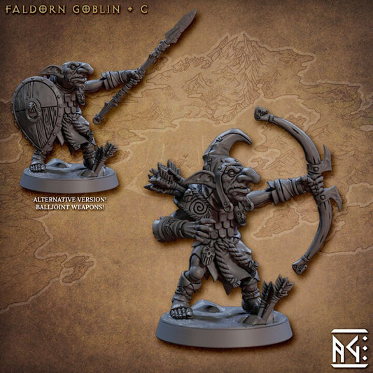 Faldorn Goblin - Pose C - Unpainted Miniature