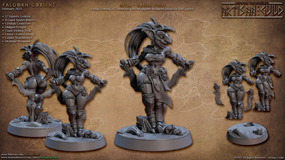 Gbiza - Goblin Rogue - Unpainted Miniature