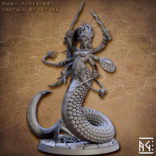 Marilith Pureblood - City of Intrigues Set - Unpainted Miniature