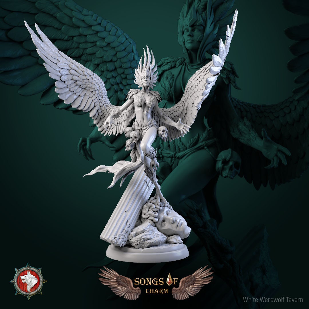 Harpy Queen - Unpainted Miniature