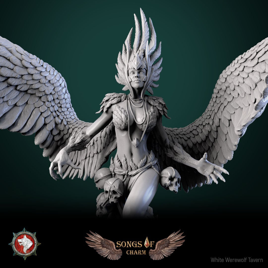 Harpy Queen - Unpainted Miniature