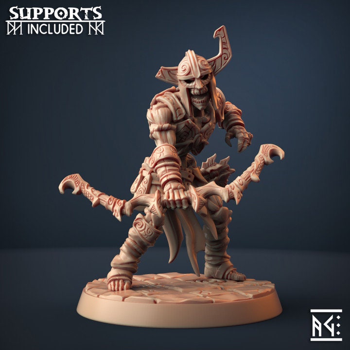 Skutagaard Draugar - Pose F - Darkness of the Lich Lord - Artisan Guild - Unpainted Miniature