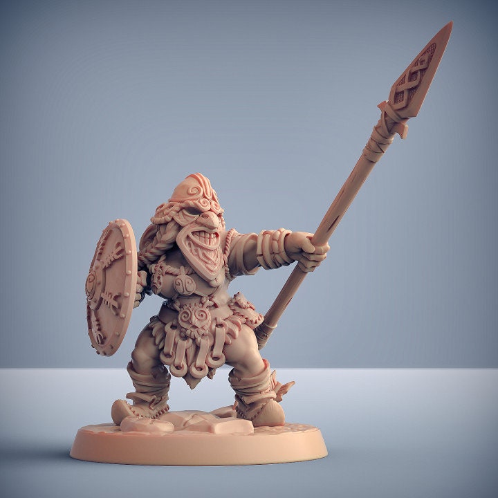 Dwarven Mountaineers of Skutagaard - Pose F - Artisan Guild - Unpainted Miniature