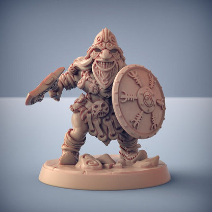 Dwarven Mountaineers of Skutagaard - Pose D - Artisan Guild - Unpainted Miniature