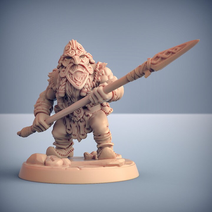 Dwarven Mountaineers of Skutagaard - Pose B - Artisan Guild - Unpainted Miniature