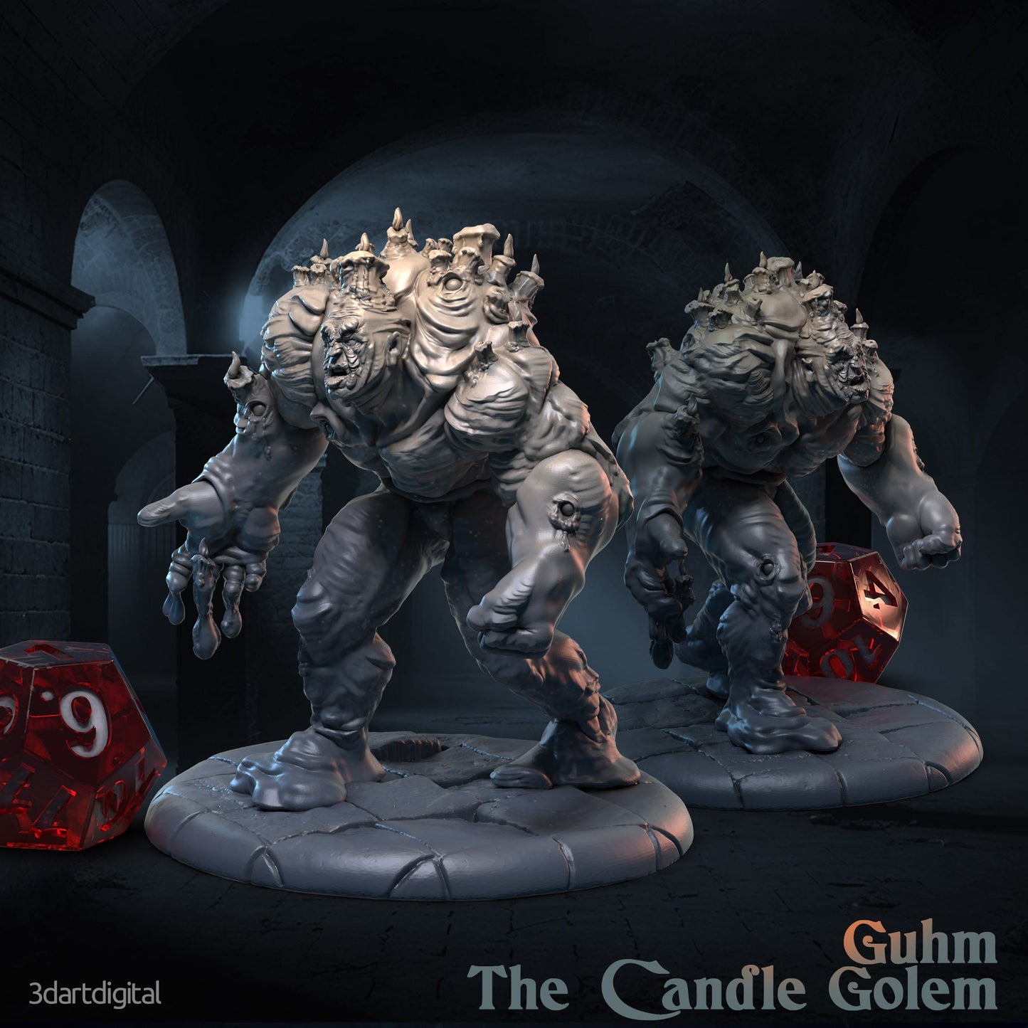 Guhm, the Candle Golem - Unpainted Miniature