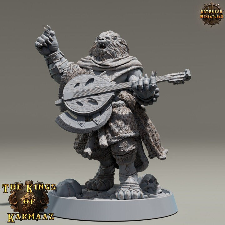 King Mordaunt - Lionfolk - Unpainted Miniature