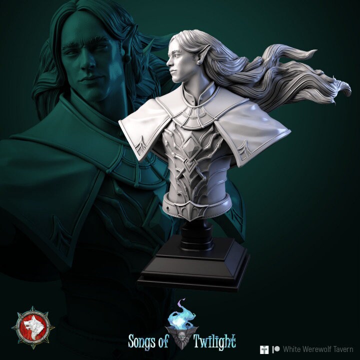 Drow Warlord bust