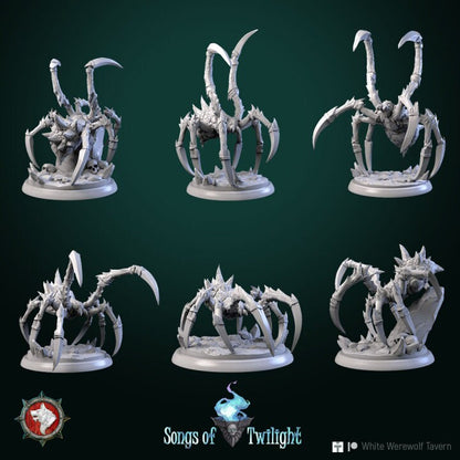 Spiders - Unpainted Miniatures