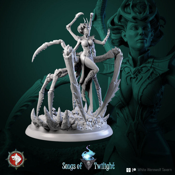 Spider Goddess Lerath - Unpainted Miniature