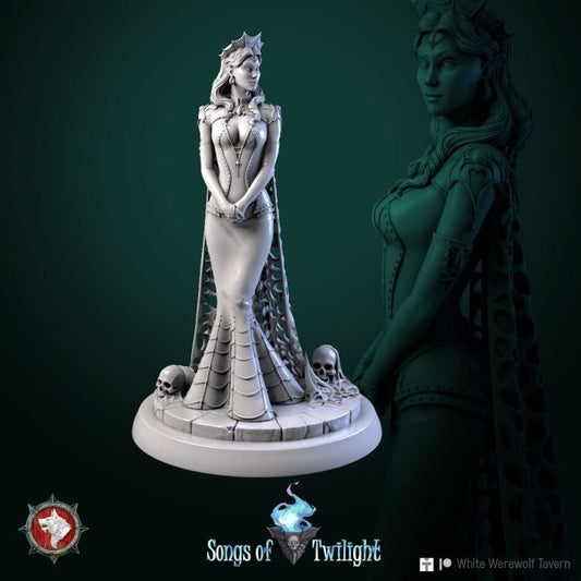 Anneir - Drow Queen - Unpainted Miniature