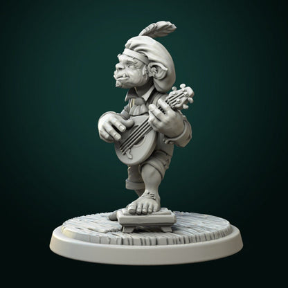 Goblin Bard - Unpainted Miniature