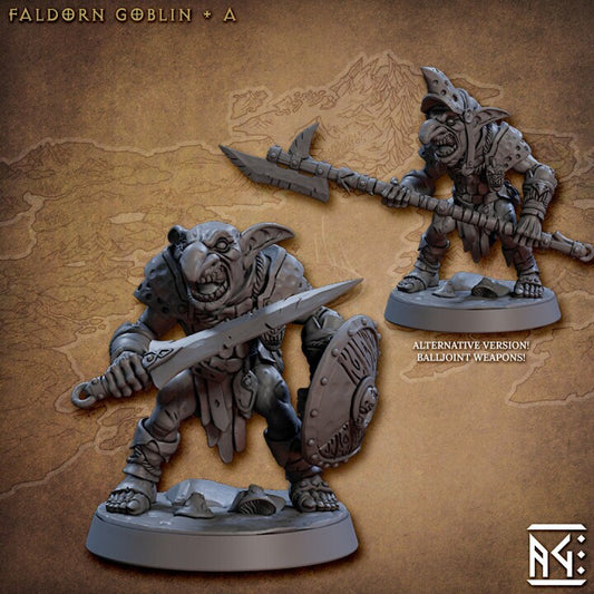 Faldorn Goblin - Pose A - Unpainted Miniature