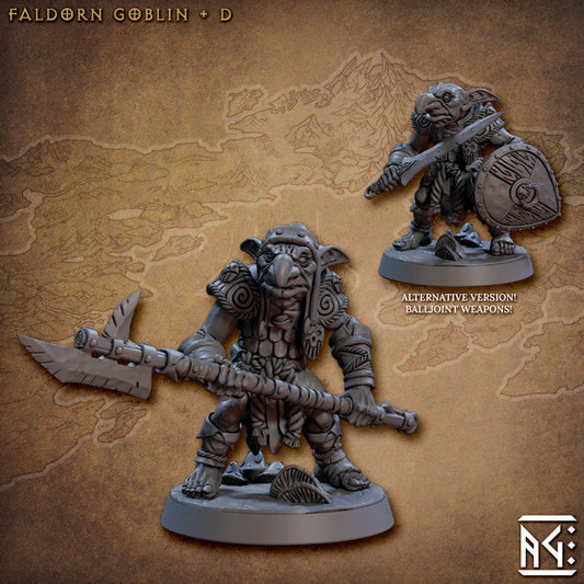 Faldorn Goblin - Pose D - Unpainted Miniature