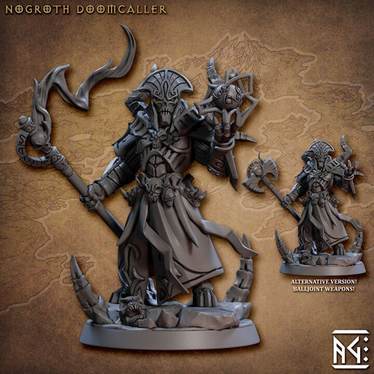 Nogroth Doomcaller - Golem Simulacra - Unpainted Miniature