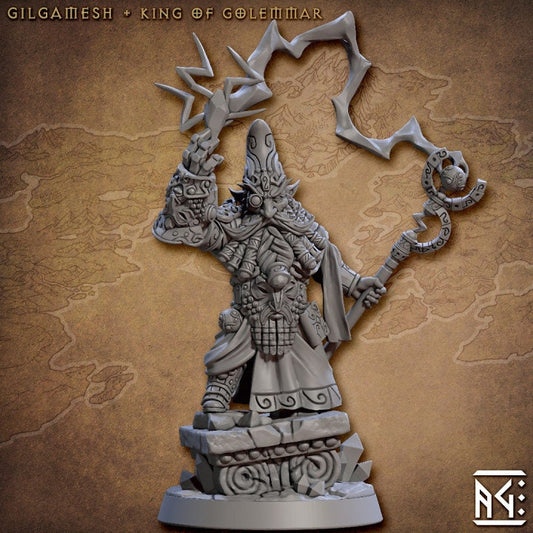 Gilgamesh - King of Golemmar - Unpainted Miniature