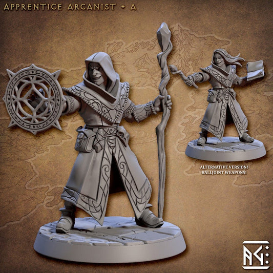 Arcanist's Apprentice - Pose A - Unpainted Miniature