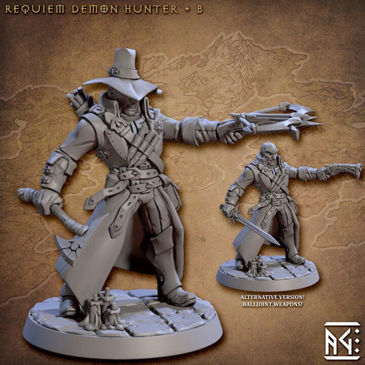 Requiem Demon Hunters - Pose B - Unpainted Miniature