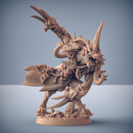 Shargat Skulldancer - Bonegnasher Gnolls - Unpainted Miniature