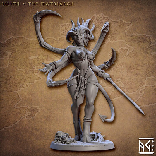 Lilith the Demon Matriarch - Unpainted Miniature