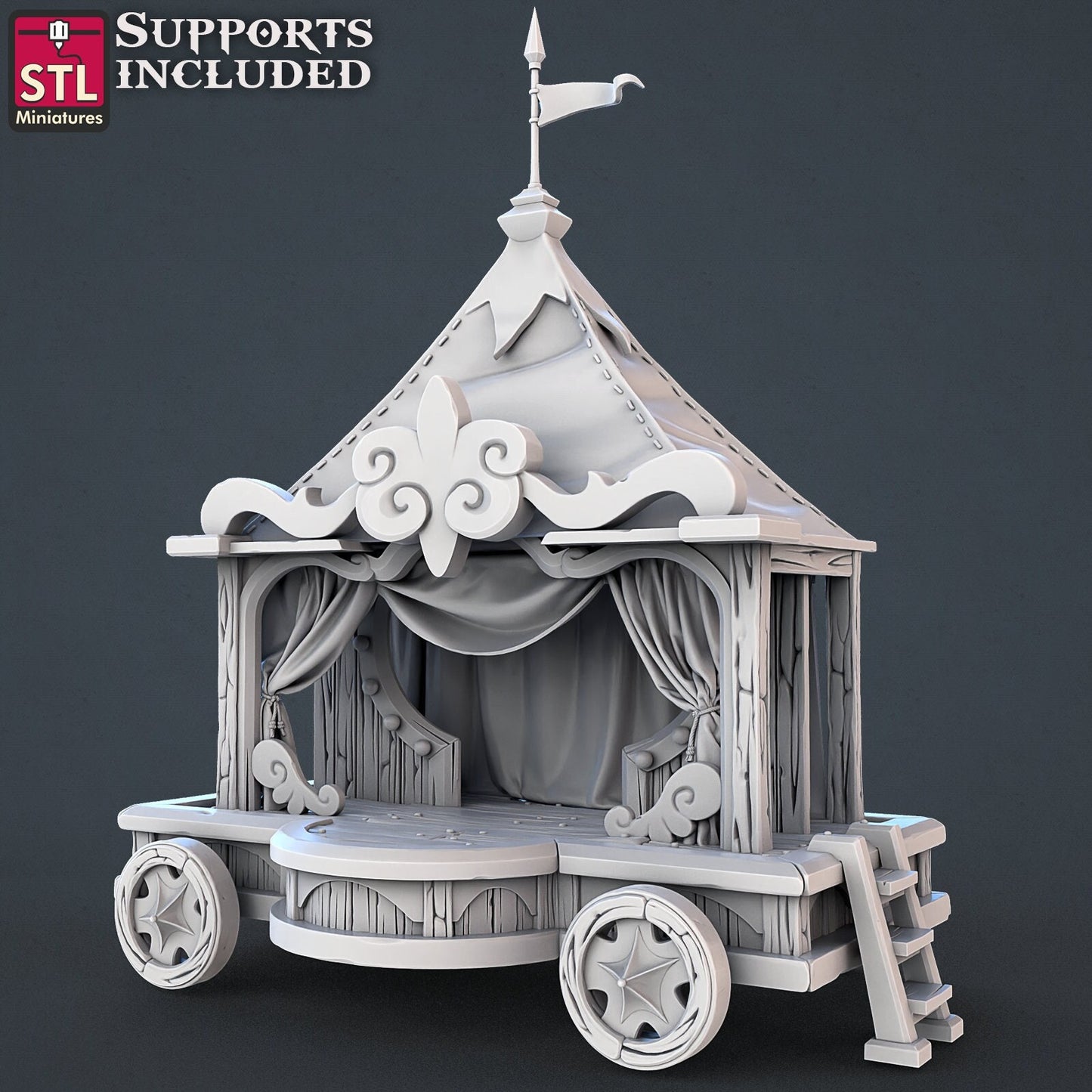 Carnival Stage - Carnival Set Vol 2 - Unpainted Miniature