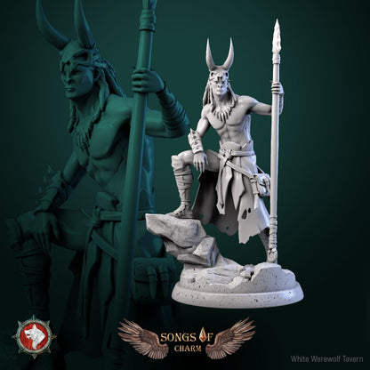 Wyvern Hunters - Songs of Charm Set - White Werewolf Tavern - Unpainted Miniature