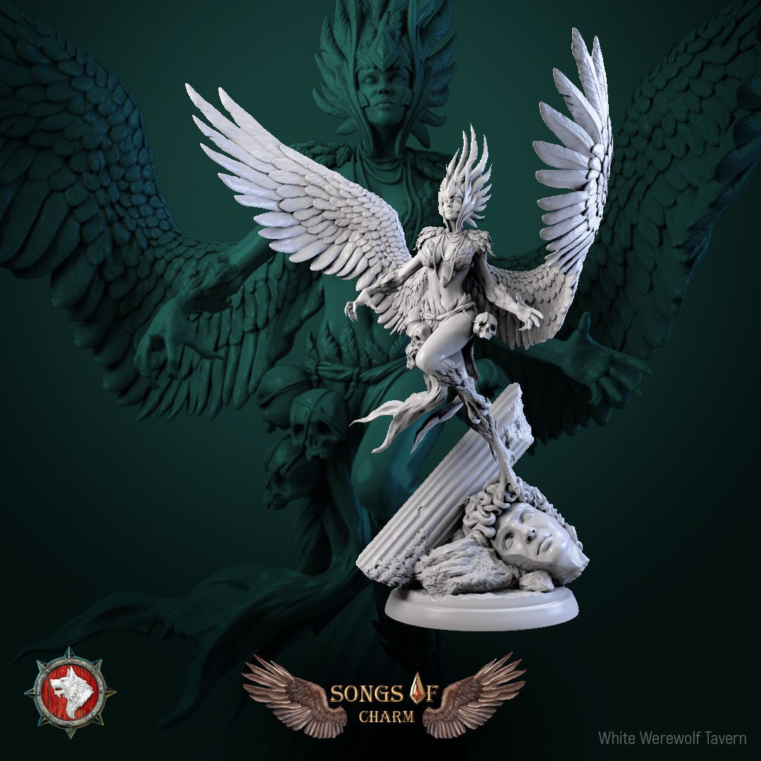 Harpy Queen - Unpainted Miniature