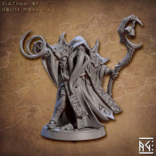 Slathaai of House Mora - Pose B - Artisan Guild - Unpainted Miniature