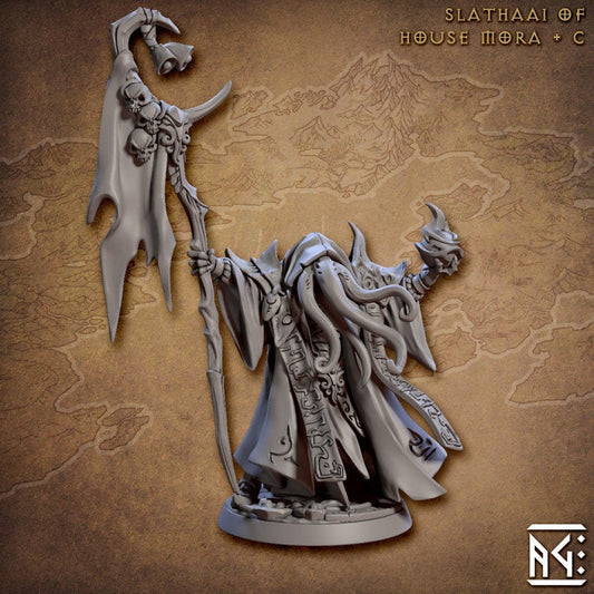 Slathaai of House Mora - Pose C - Artisan Guild - Unpainted Miniature