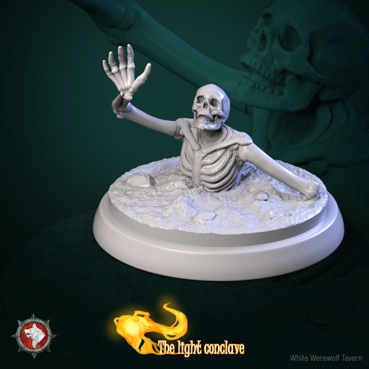 Crawling Skeletons - Unpainted Miniature