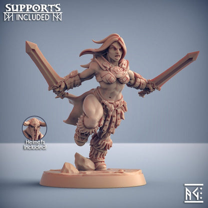 Dragonpeak Barbarian - Pose E - Unpainted Miniature