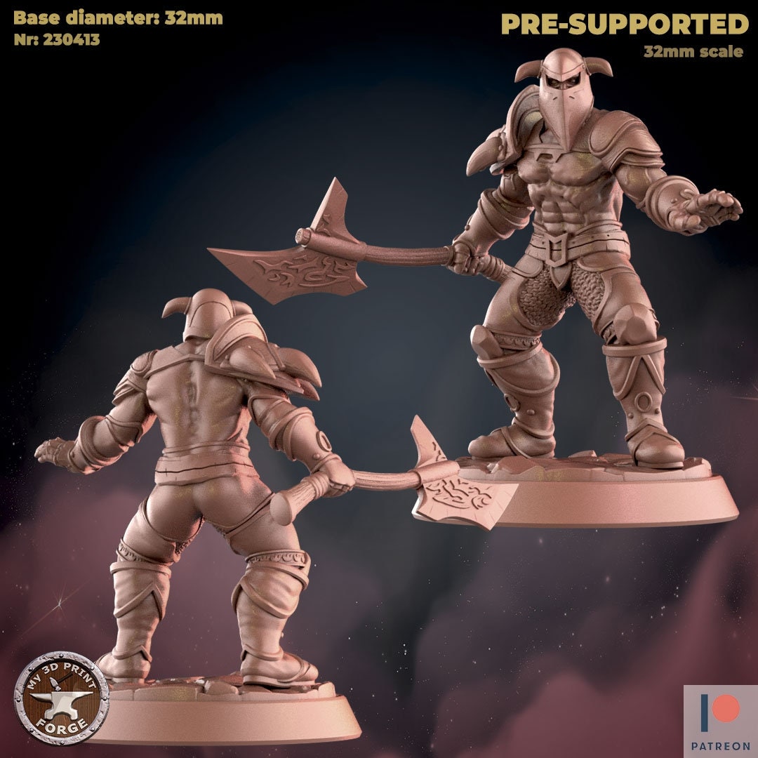 Scarlet Champion - 2 Poses - Unpainted Miniature