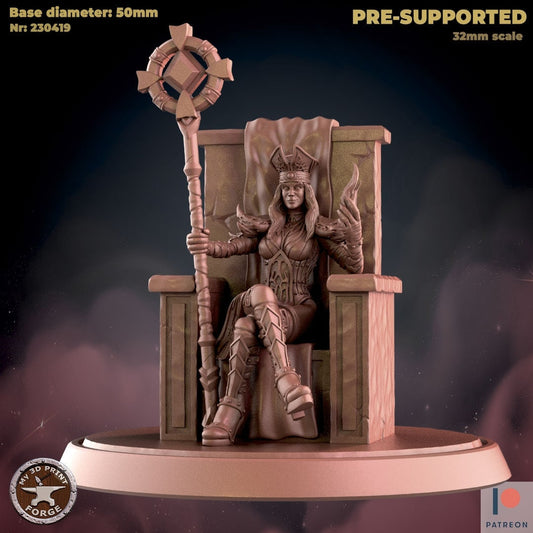 High Inquisitor - Seated - Unpainted Miniature