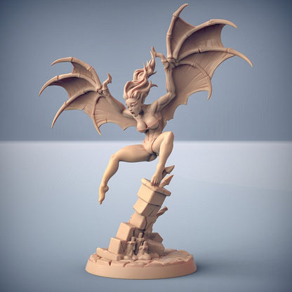 Akela - Winged Vampire - Pinup Miniature