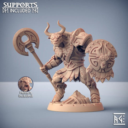 Minoc - Pose A - Order of the Labyrinth Set - Unpainted Miniature