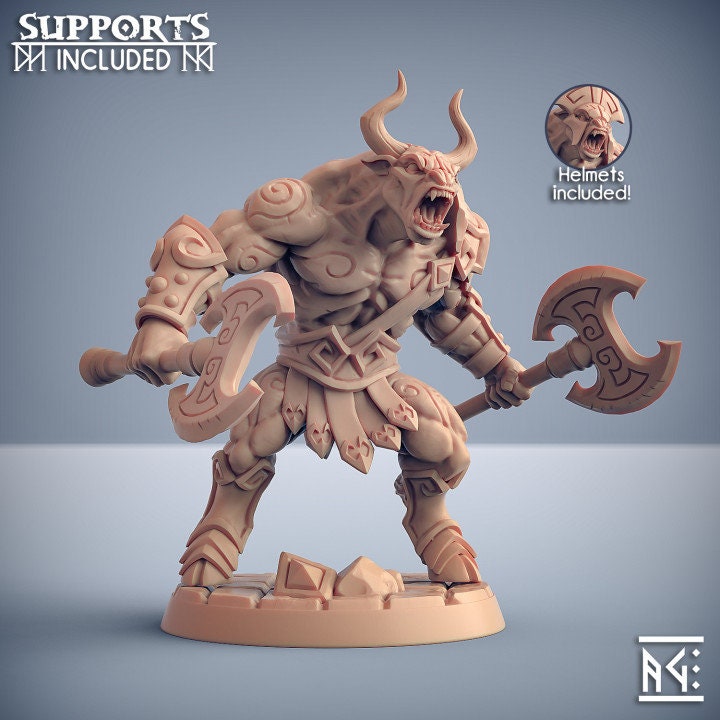 Minoc - Pose B - Order of the Labyrinth Set - Unpainted Miniature