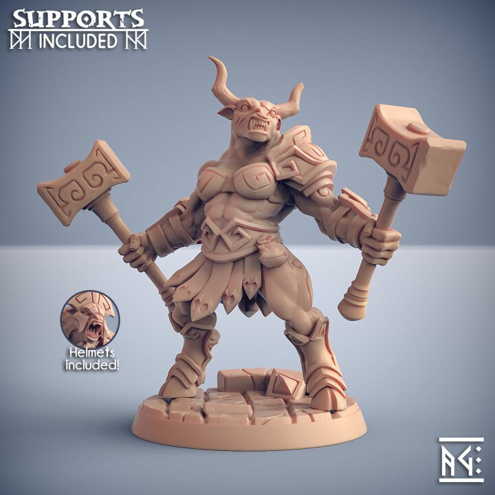 Minoc - Pose E - Order of the Labyrinth Set - Unpainted Miniature